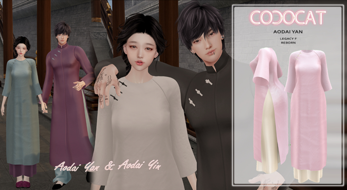 .cococat. Aodai Yan - Blush