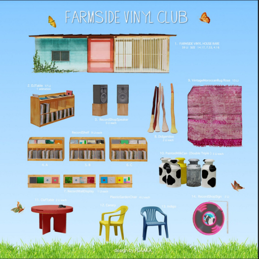 1. PLAAKA FARMSIDE VINYL HOUSE RARE