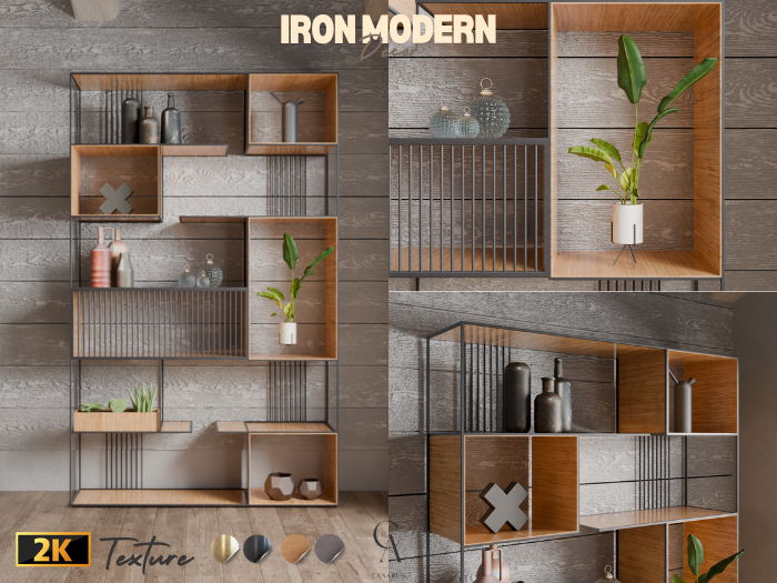 Iron/Metal Decor - 2K Texture -  CANARUN ( Rezzme )