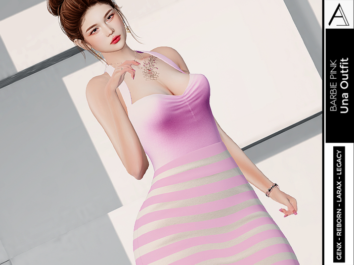 [ALF] Una Outfit - Barbie Pink