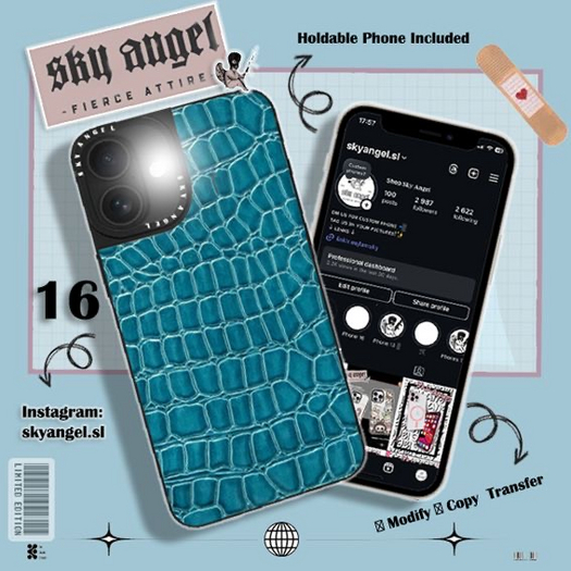 Sky Angel ~ Phone 16  BLUE