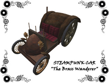 Steampunk car  'The Brass Wanderer'