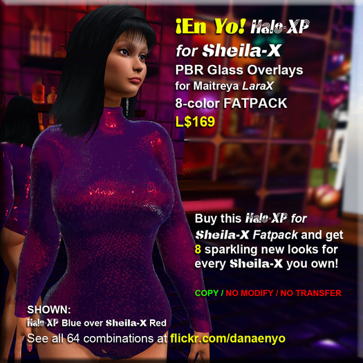 En YO! Halo-XP FATPACK for Sheila-X for Maitreya LaraX