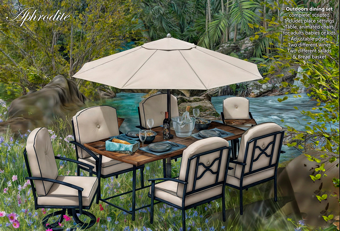 Outdoors dining set