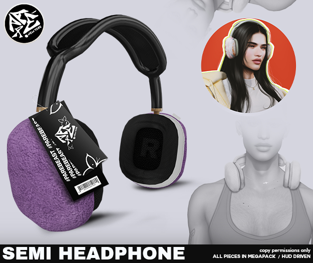 Pare.Semi Fur Maxes - Grape