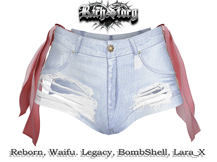 RICH STORY {MADINA} Denim shorts  VER7