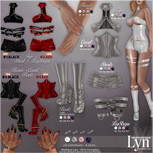 V/. [Lyn]-(Maitreya) {Violet} set