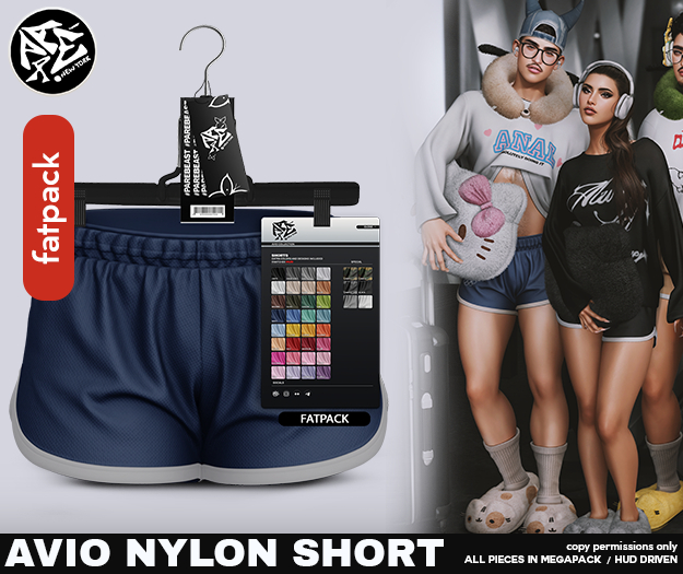 Pare.Avio Nylon Shorts - Fatpack