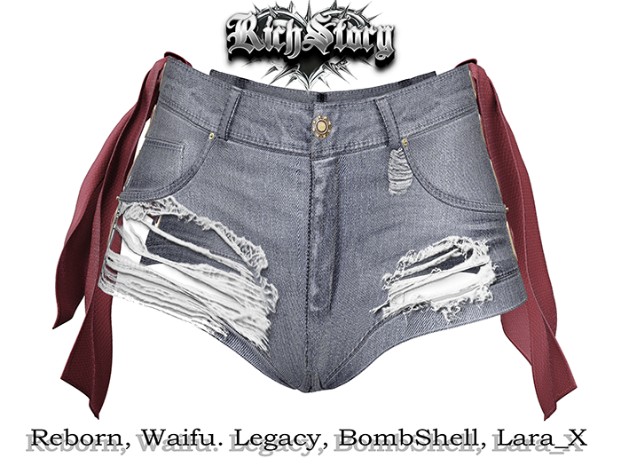 RICH STORY {MADINA} Denim shorts VER9