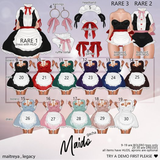 21.ERSCH - Maido Gacha {Lara} dress -red-