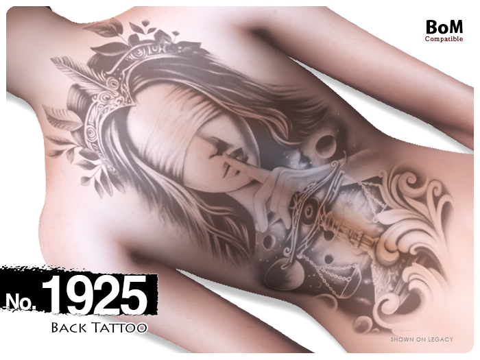 (Back Tattoo) No.1925
