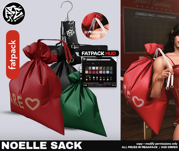 Pare.Noelle Santa Sack - Fatpack