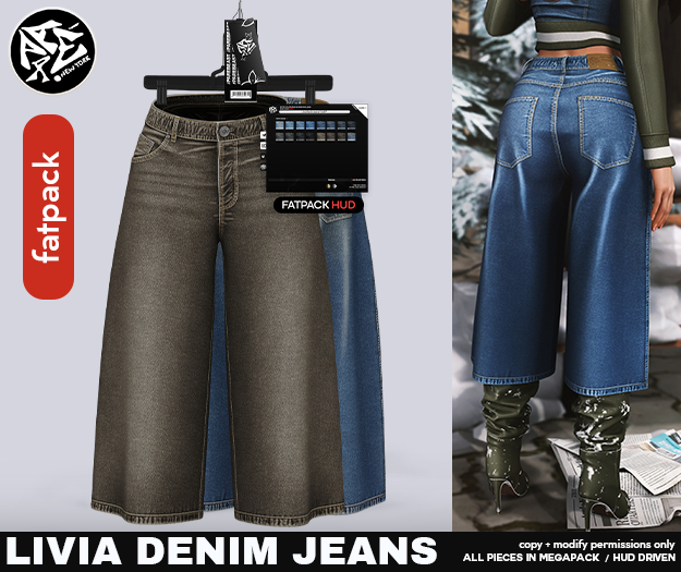 Pare.Livia Denim Jeans - Fatpack