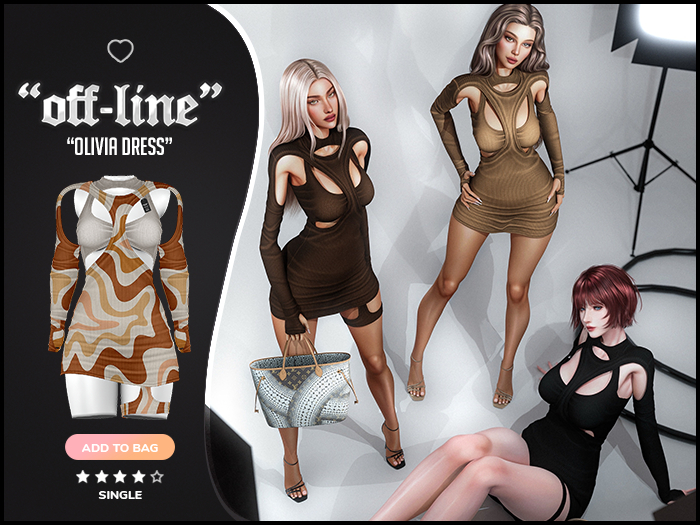 "Off-Line" x "Olivia" Dress / Pattern 9