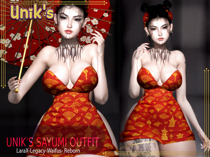 UNIK'S SAYUMI OUTFIT- HUD