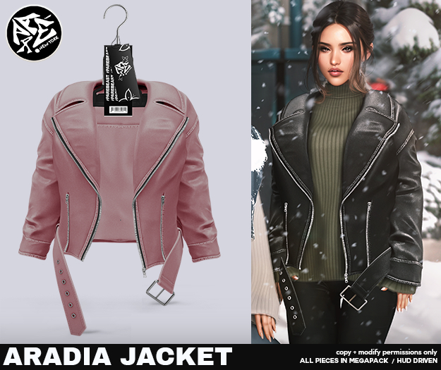 Pare.Aradia Leather Jacket - Pink