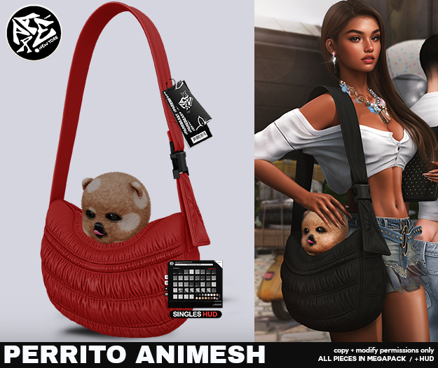 Pare.Perrito Shoulder Bag - Red