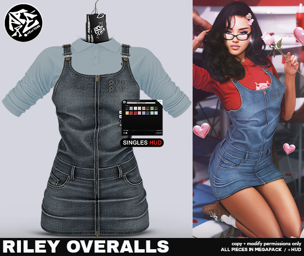 Pare.Riley Denim Overalls - 06