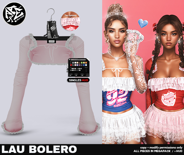Pare.Lau Ruffled Bolero - Pink