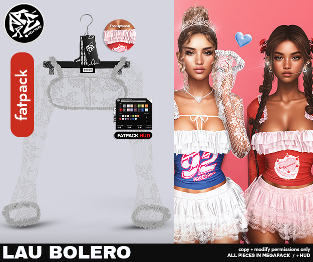 Pare.Lau Ruffled Bolero - Fatpack