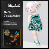 H.O.P.E. Elizabeth Teal Romper