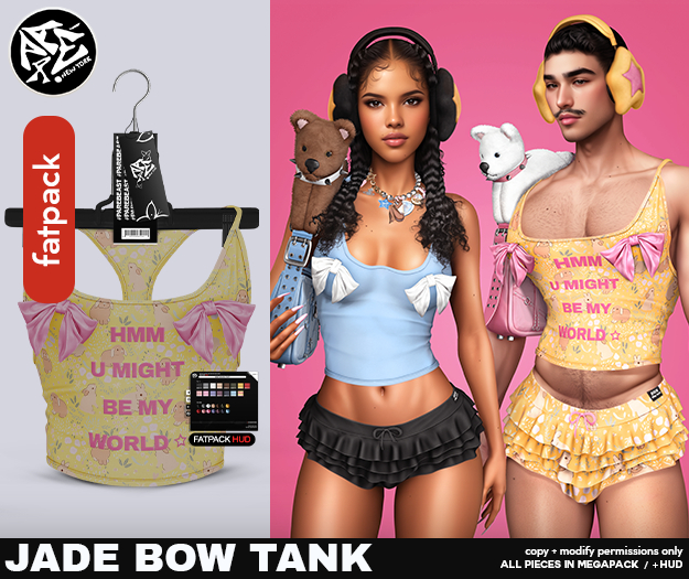 Pare.Jade Bow Tank - Fatpack