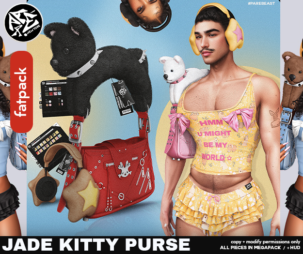 Pare.Jade Kitty Purse - Fatpack