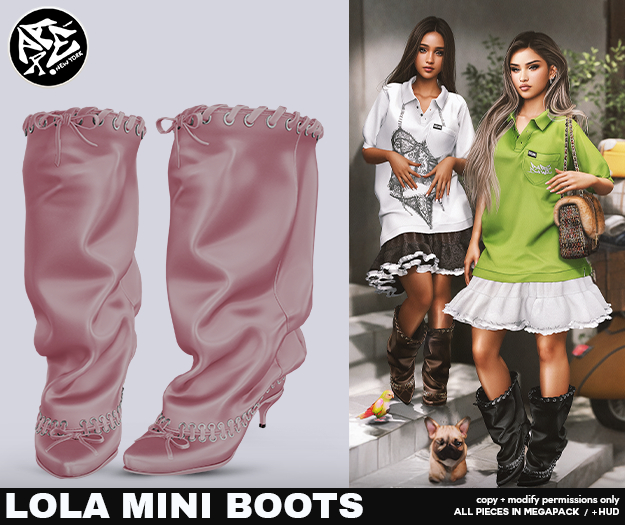 Pare.Lola Mini Boots - Pink