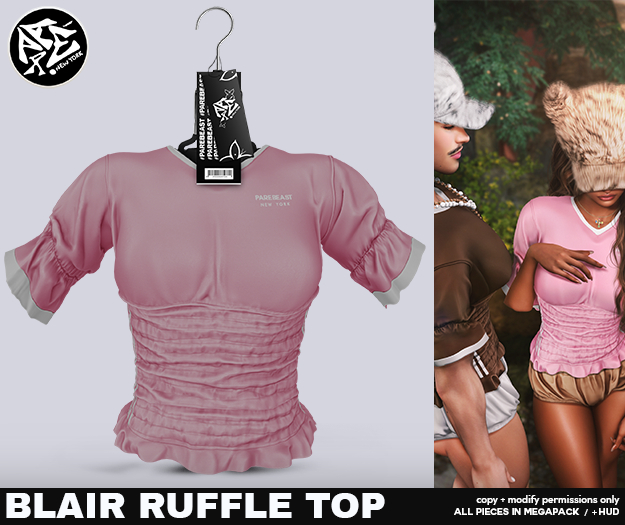 Pare.Blair Ruffled Blouse - Pink