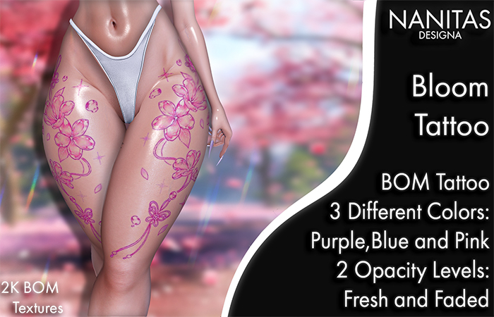 NANITAS DESIGNA - Bloom Tattoo