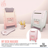 MishMish - My Desk Mailbox (Rose) PINK[Boxed]