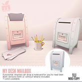 MishMish - My Desk Mailbox (Sky) BLUE[Boxed]