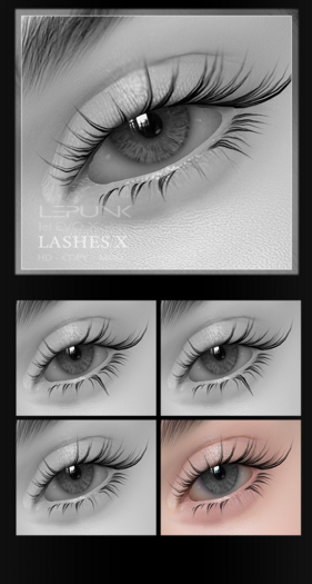 DEMO [ LePunk ] Lashes X +EVOX+ HD [ADD]