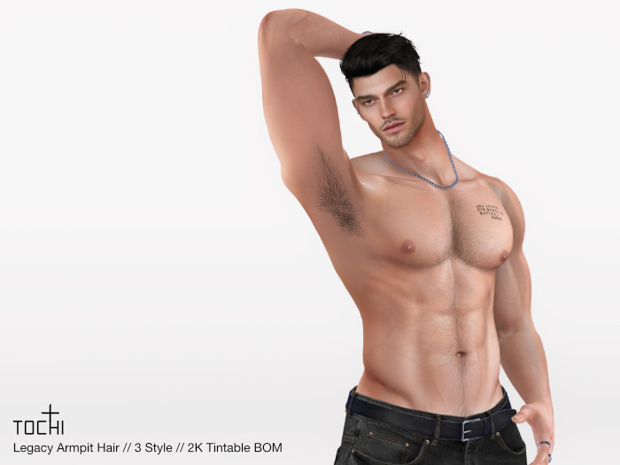 Tochi - Armpit Hair HD Legacy V.4 // 2K BOM Layer