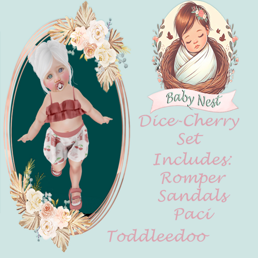 BabyNest Diced Ruffle Set TD