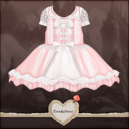 Toadstool . Jodie Dress . Rose . Box