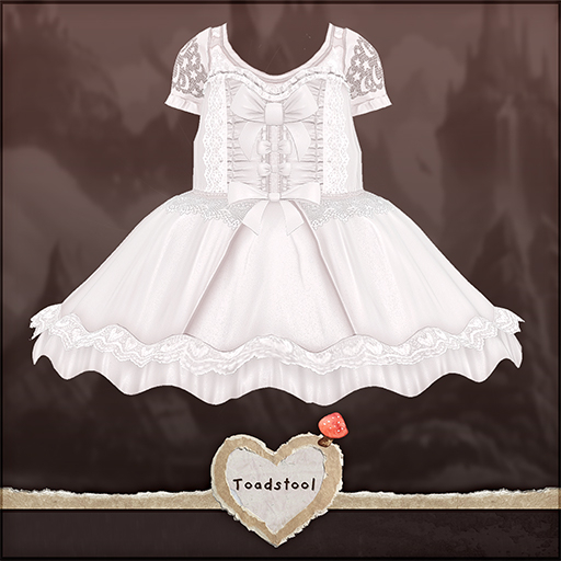 Toadstool . Jodie Dress . White . Box