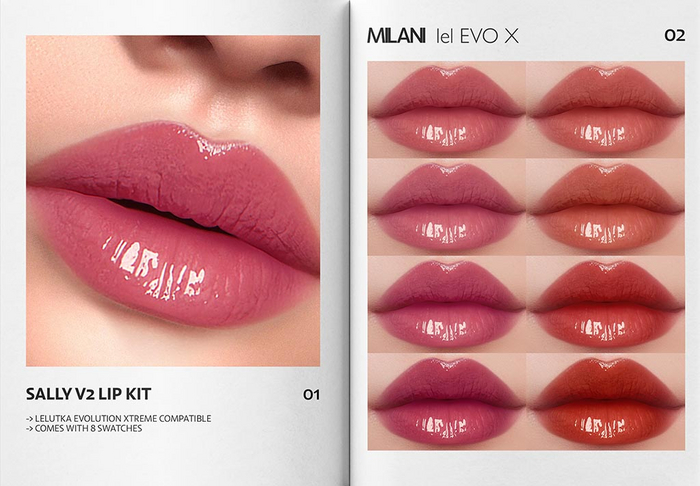 MILANI - "SALLY V2" LIP KIT / DEMO