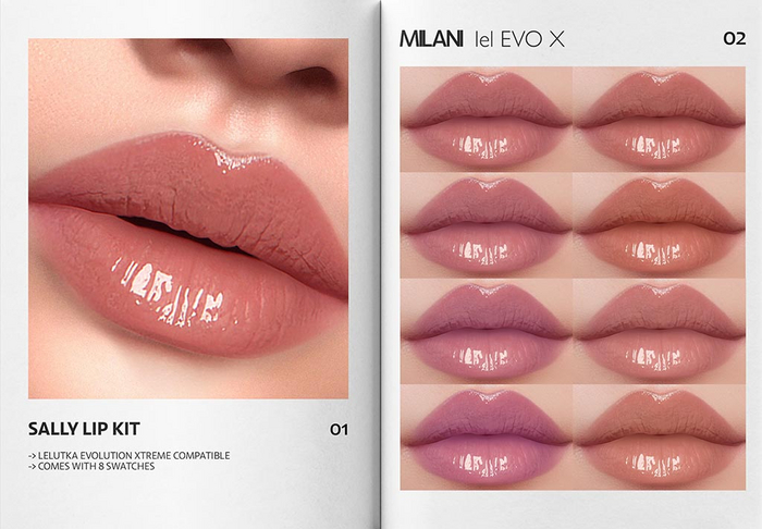 MILANI - "SALLY" LIP KIT / DEMO