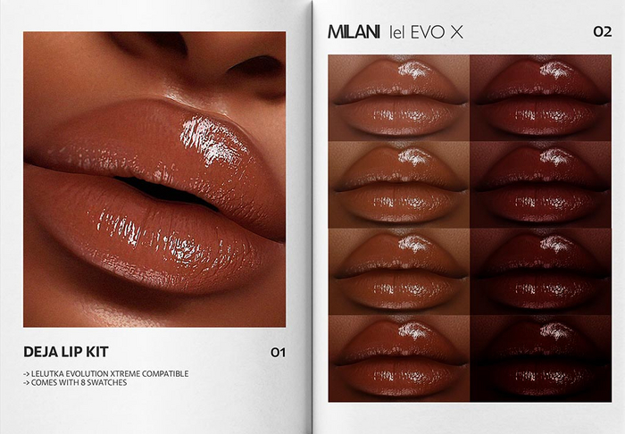MILANI - "DEJA" LIP KIT / FATPACK