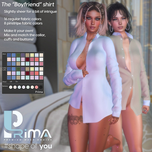 *PRIMA* Boyfriend shirt