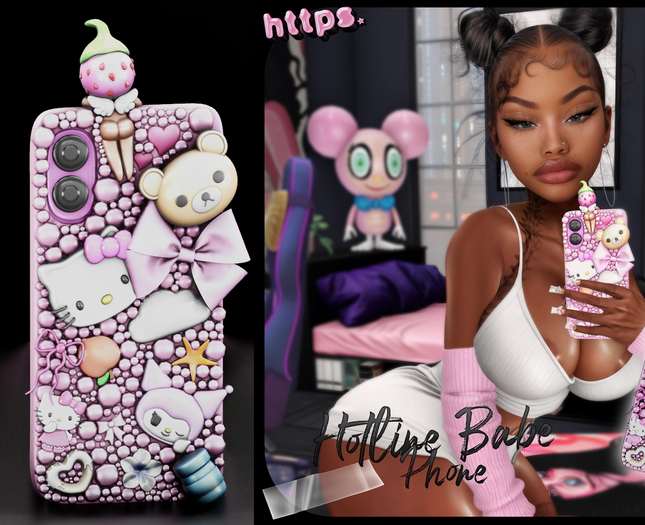 @https. "Hotline Babe Phone" Blush