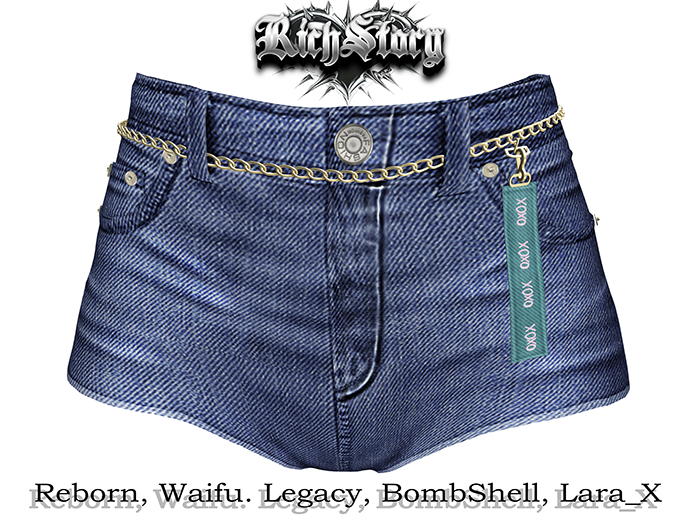 RICH STORY {Melisa} Denim shorts  VER4