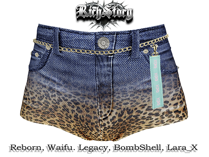 RICH STORY {Melisa} Denim shorts  VER5