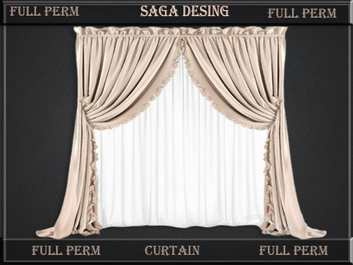 ''SaGa Design'' Full Perm ''Curtain ''Models 017