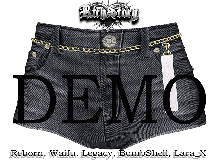 RICH STORY {Melisa} Denim shorts  DEMO
