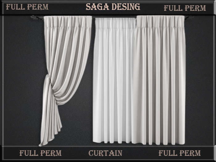 ''SaGa Design'' Full Perm ''Curtain ''Models 019