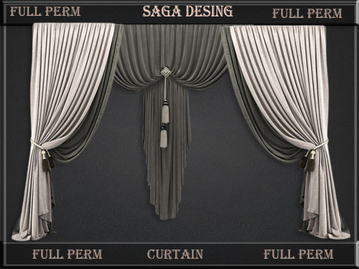 ''SaGa Design'' Full Perm ''Curtain ''Models 020
