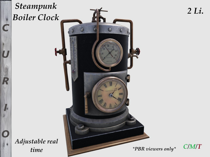 Steampunk Boiler Clock