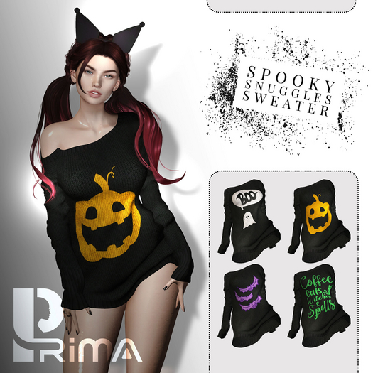 *PRIMA* Spooky Snuggles sweater
